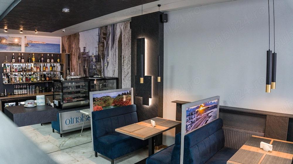  SUPER OFERTĂ   Mobilier Horeca aproape nou (Moreni, DB)  Vând set complet de mobilier pentru ca