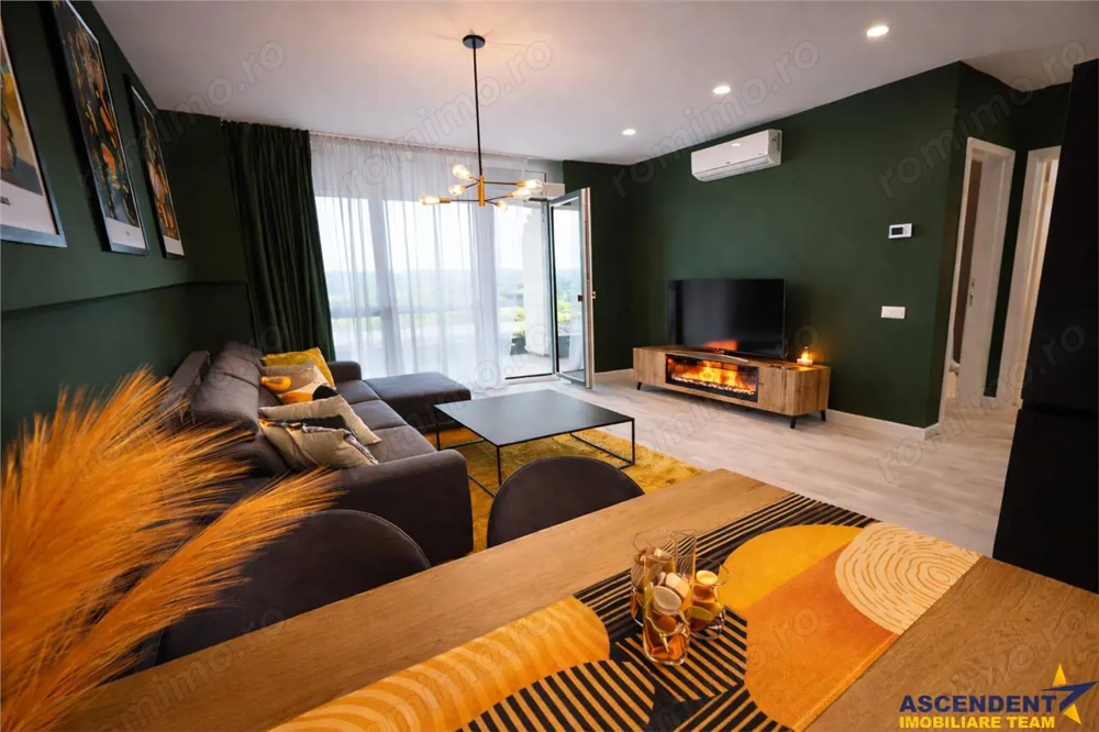 FILM!Boutique LUX, terasa cu view, design de colectie,dotari smart,mobilat, accesorizat, Tudor, Targ