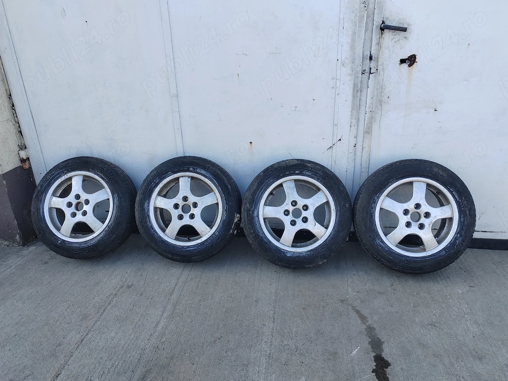 Vând roti complete r15 borbet original 5x112 