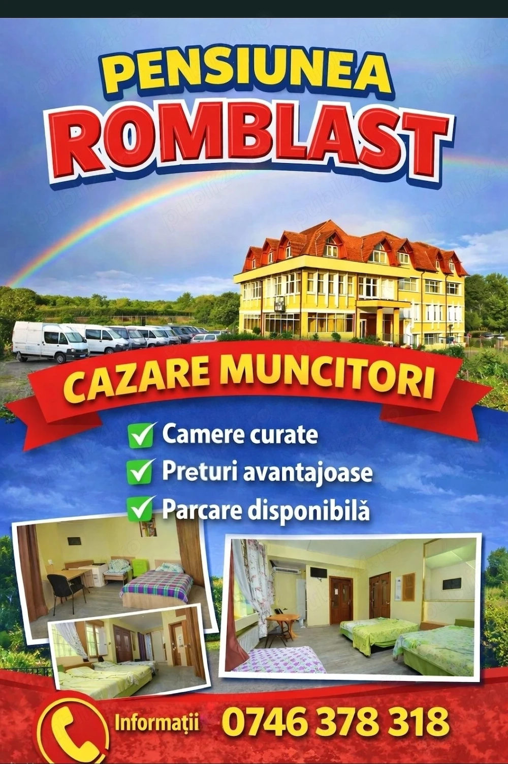 Cazare muncitori  grup persoane