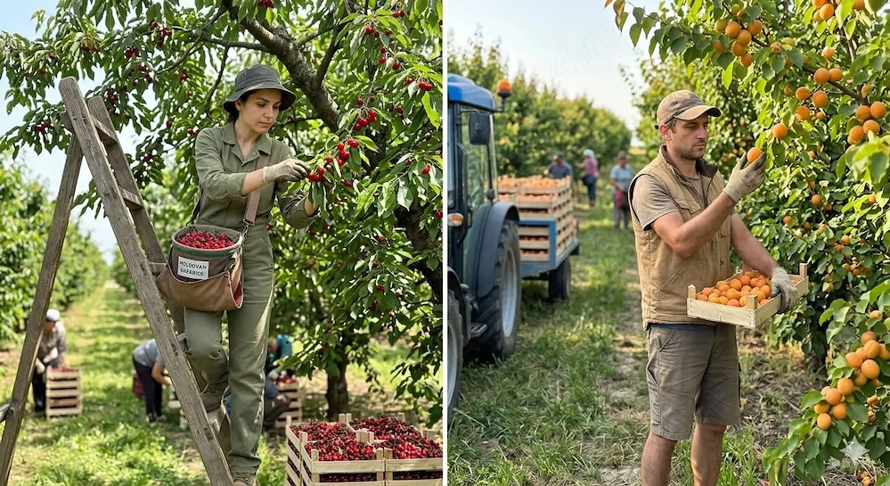 Se caută  3 cupluri la rărit de mere 