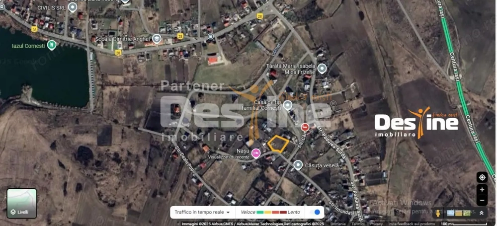  Comision 0%, Cornesti, Miroslava, Teren 1943 mp,  81.606 euro