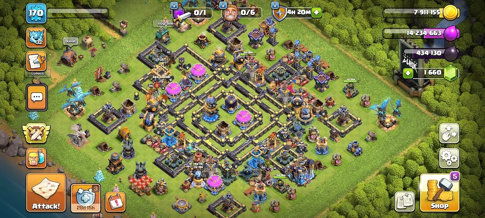 Clash of Clans TH18 - Town Hall 18 (cont junior)