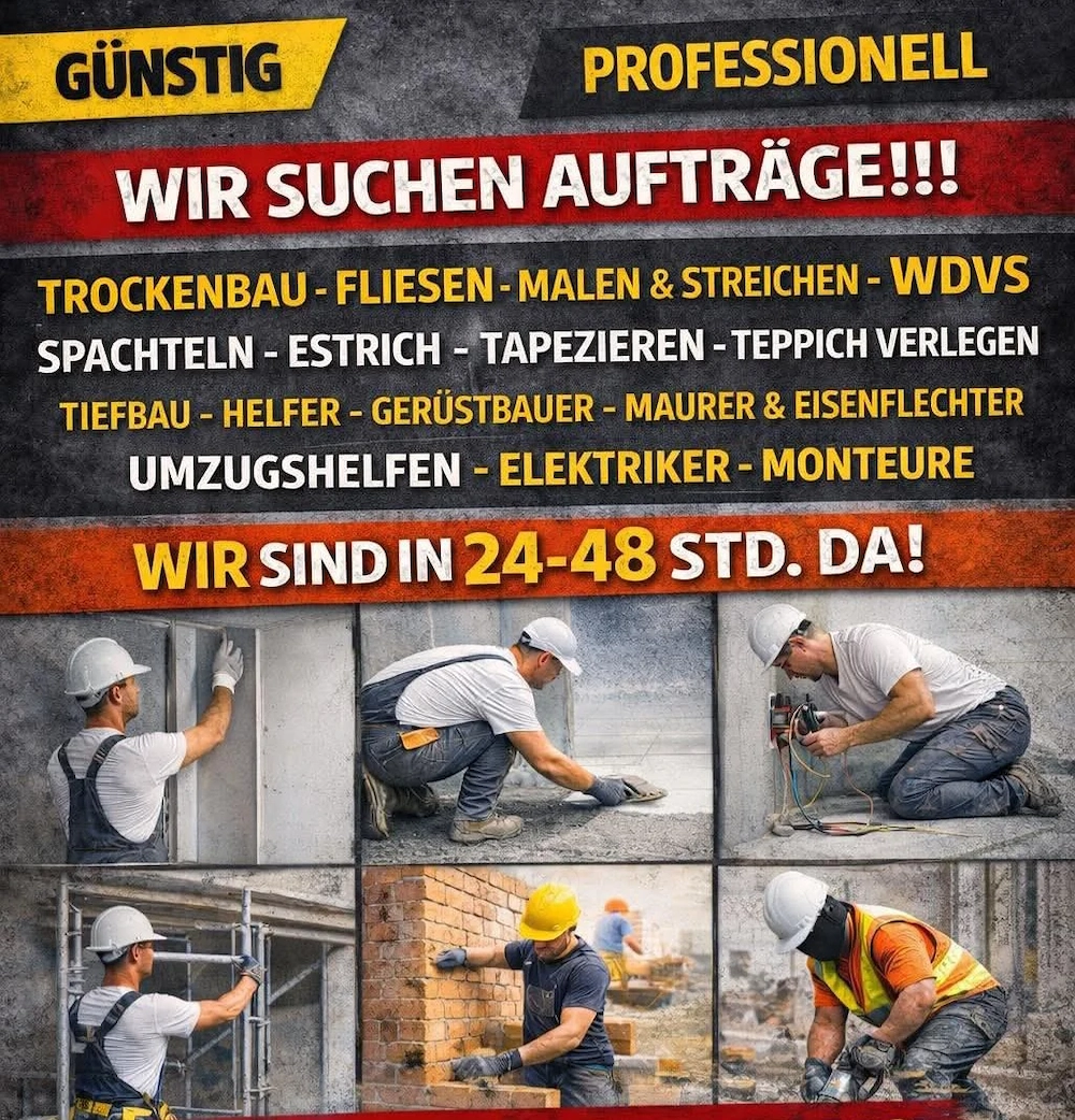 Muncitori in constructii Germania