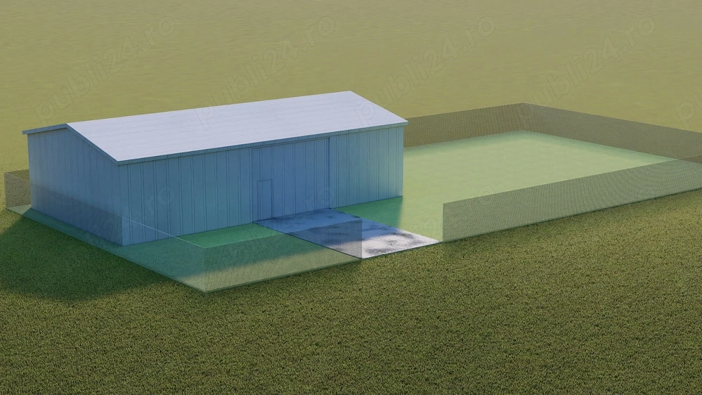 VÂND HALĂ METALICĂ 175mp + TEREN   900 MP | deschidere la 2 drumuri