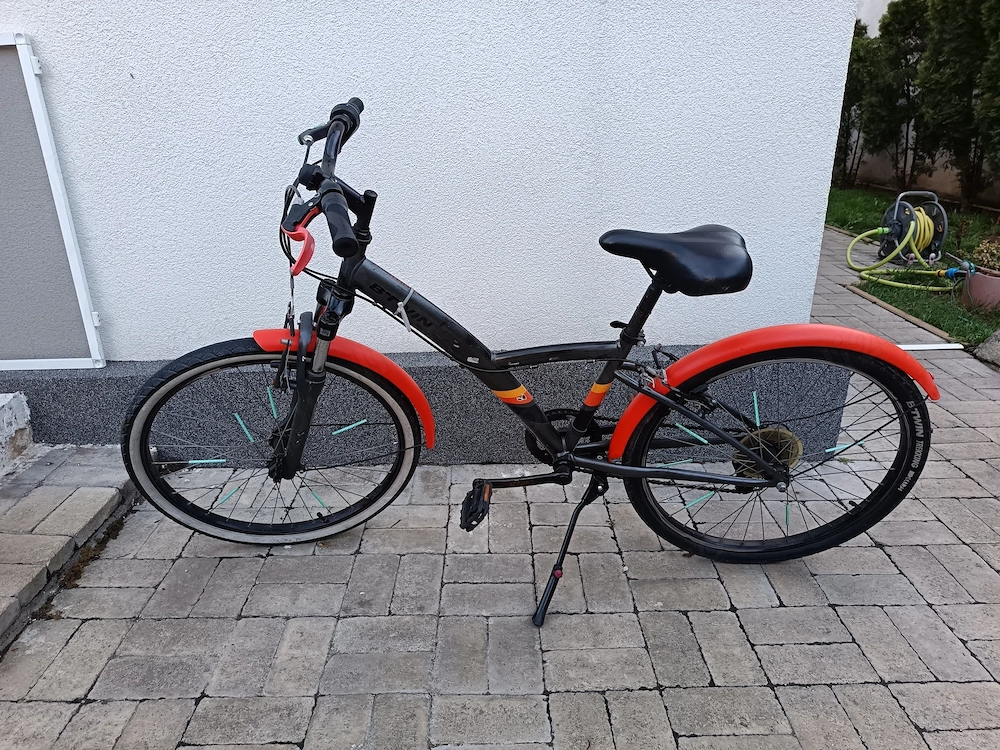Bicicleta BTWIN 500 s, pentru copii 8-13 ani, 24 inchi, 6 viteze