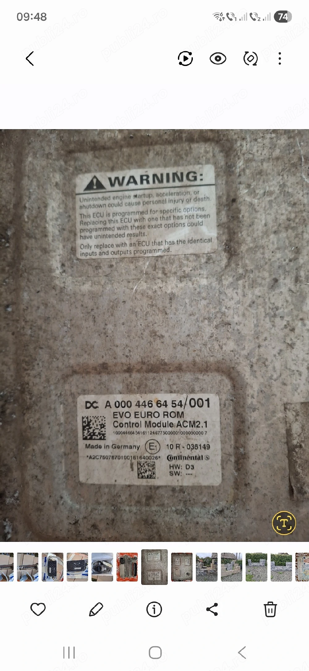 Calculator actros E6