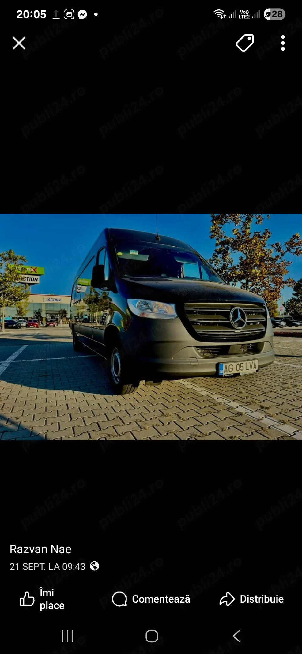 Vand Mercedes Sprinter xxl