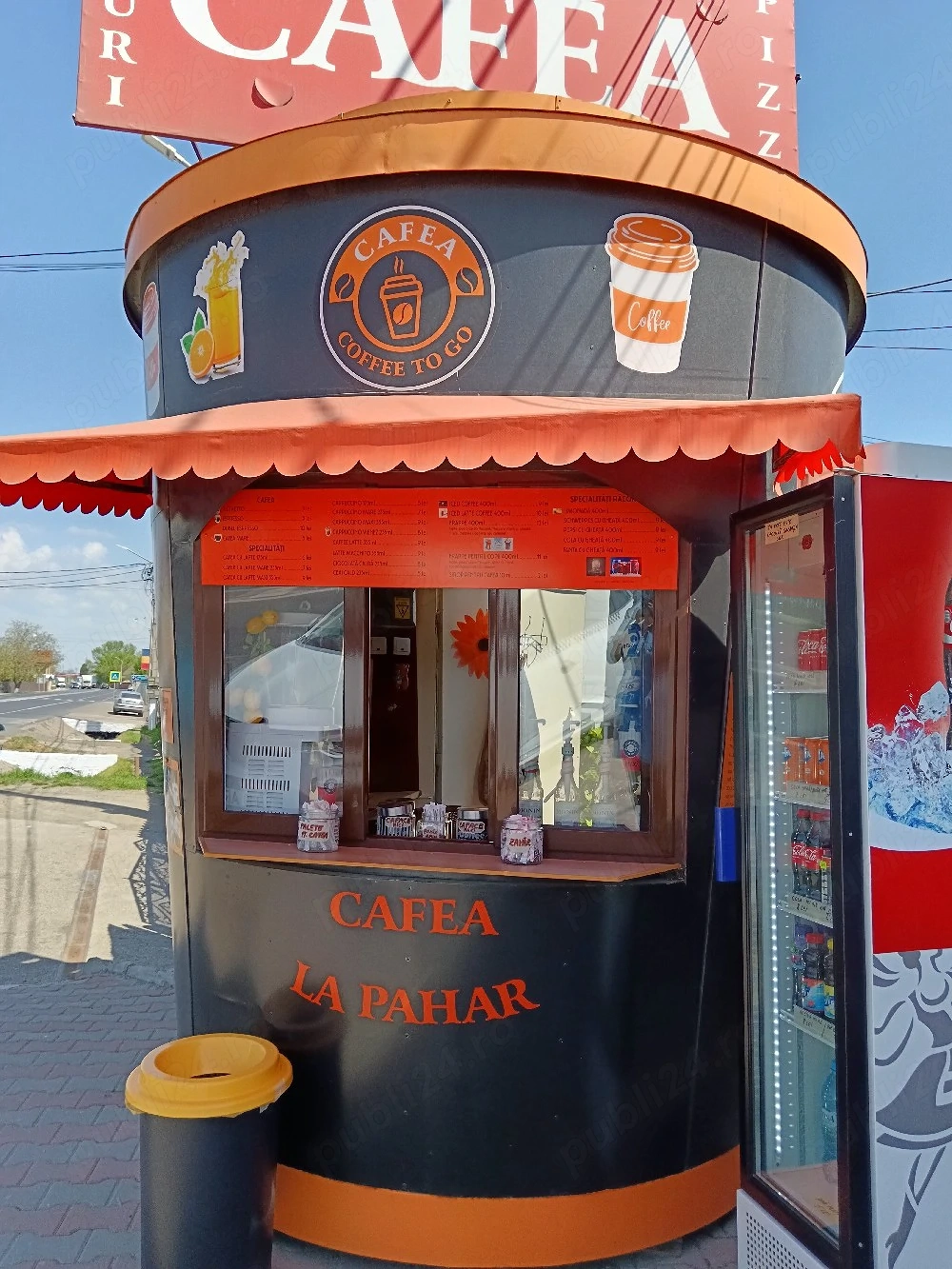 Vand chioșc pentru cafea sau altele