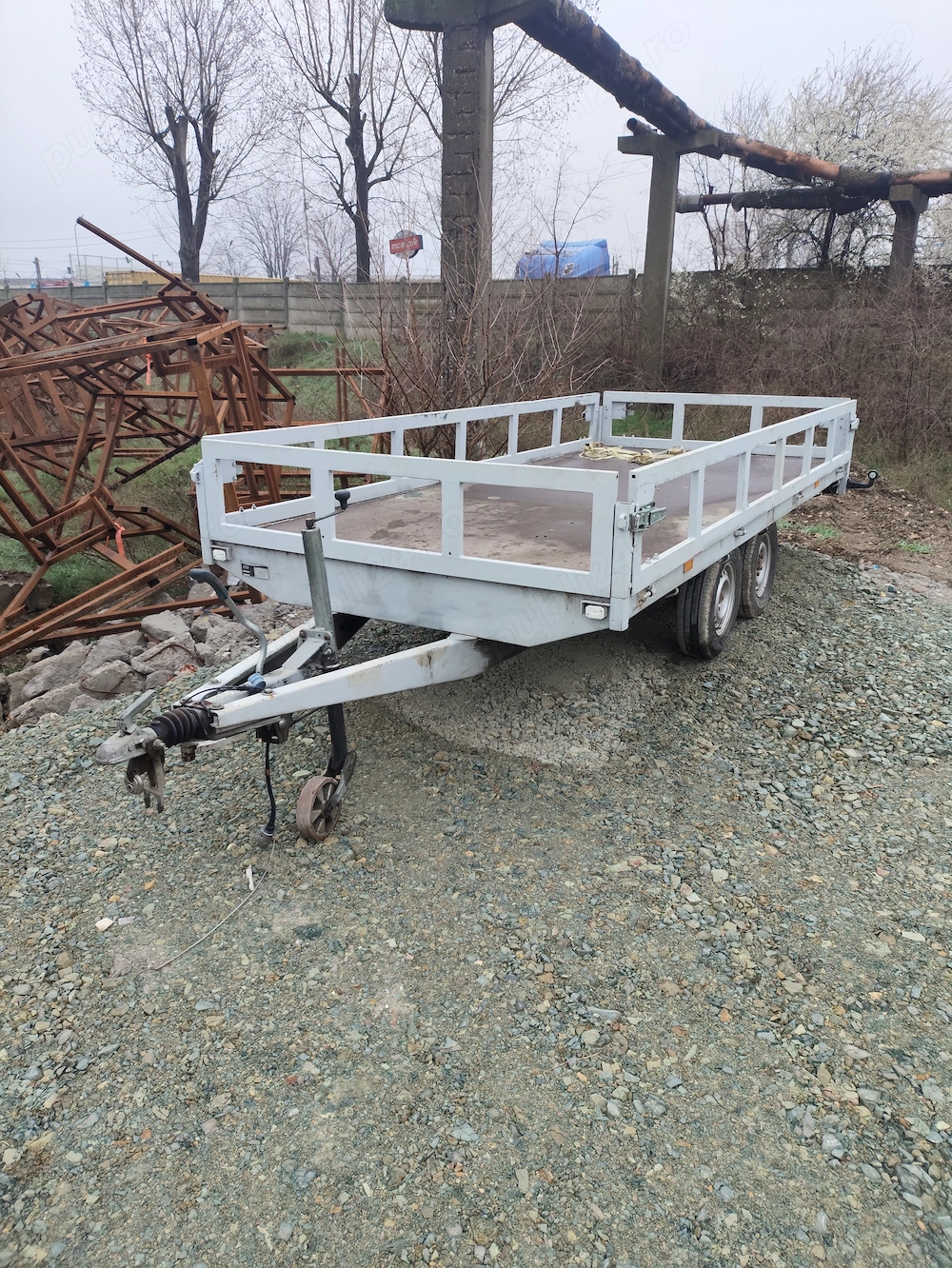 Remorcă Profesională HAPERT AL 2000 kg, Tandem (2 Axe)