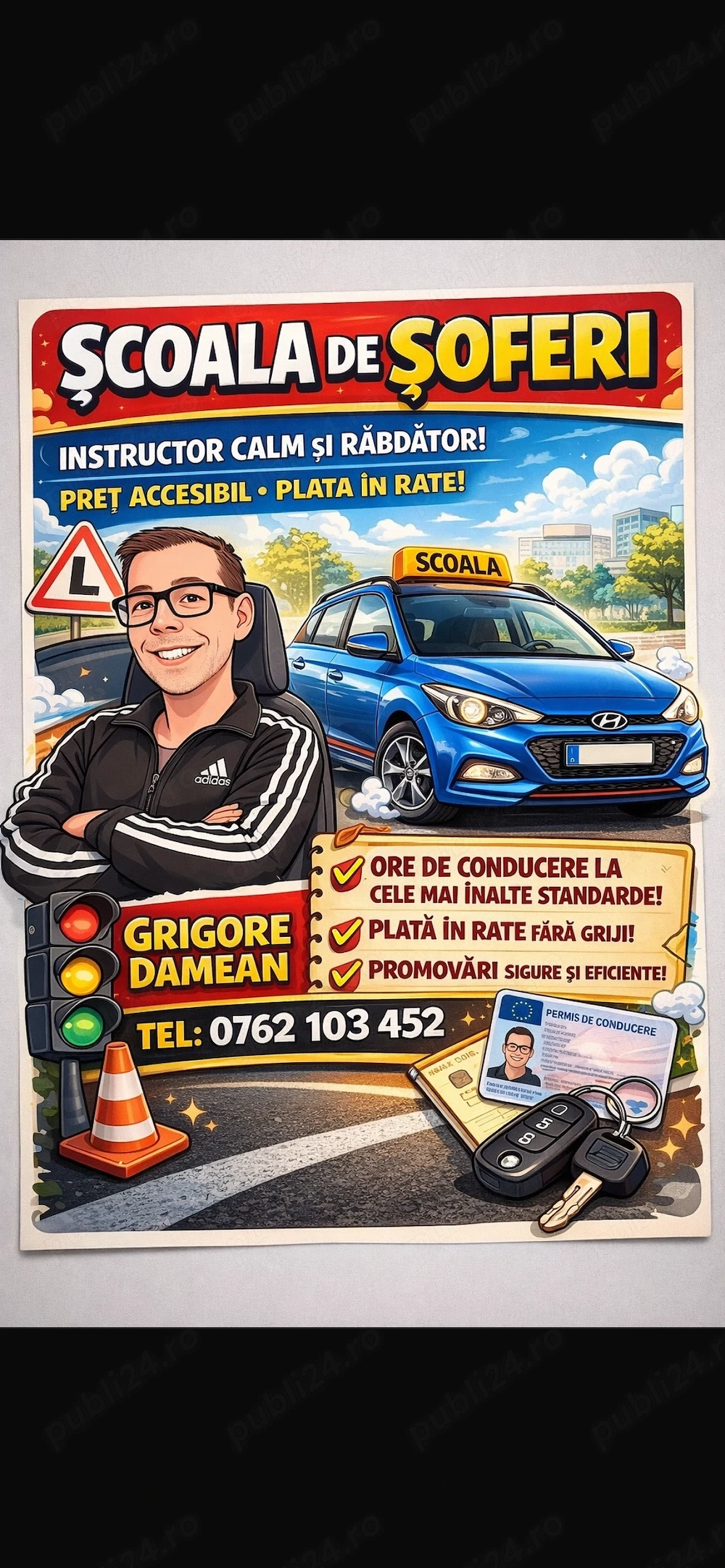 Instructor auto cat.B ,sector 3 Bucuresti