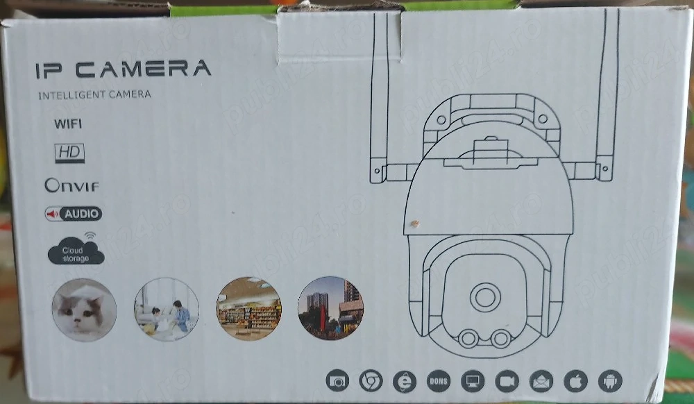  Vând 3 camere de supraveghere IP   NOI, SIGILATE!