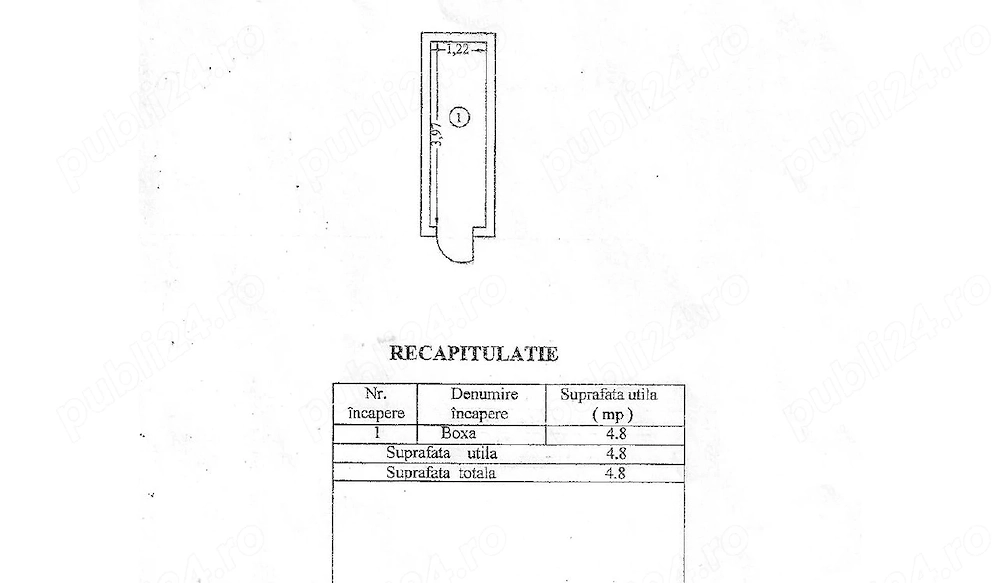 Vand boxa la parter bloc situat central in Slatina