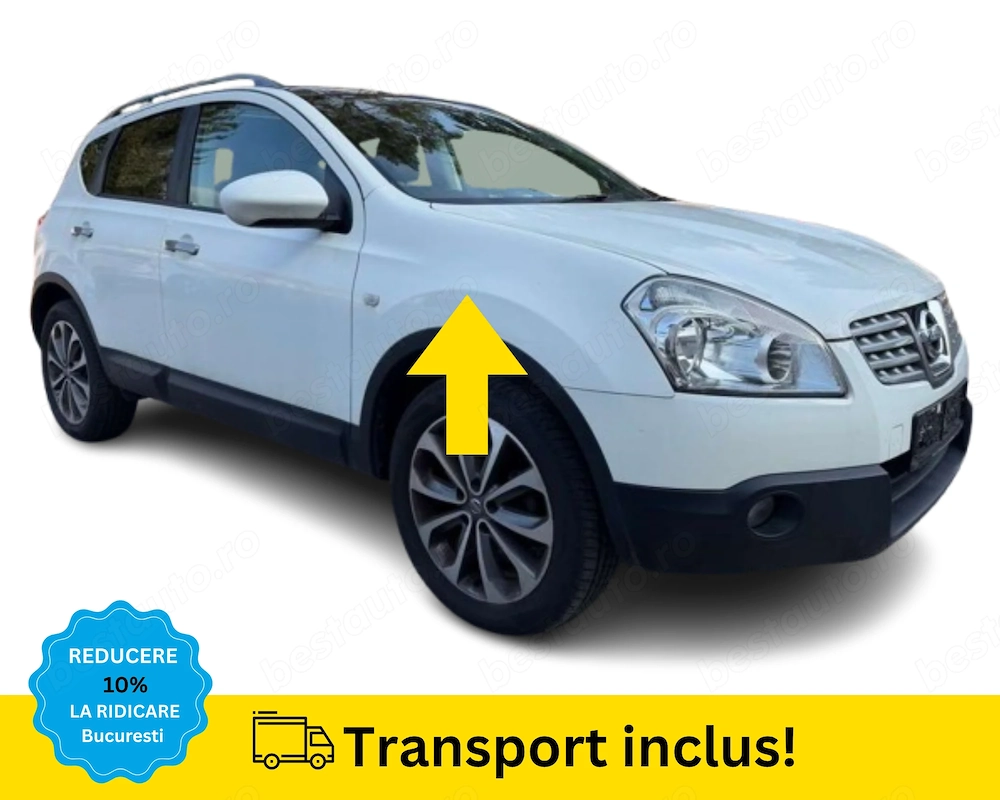 Aripa fata dreapta Nissan Qashqai 2007-2010 ALBA VOPSITA