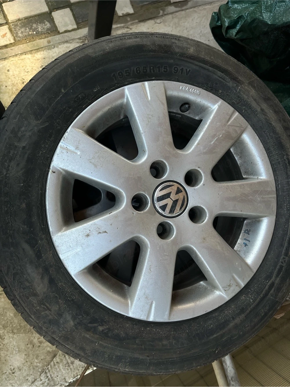 jante wv cu cauciucuri 90% 