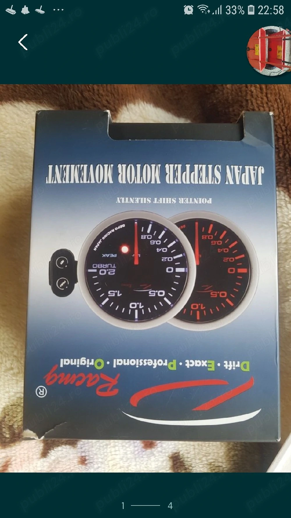 Ceas tunnig temperatura ulei, cu toate accesoriile incluse, made in Japan, produs Nou,