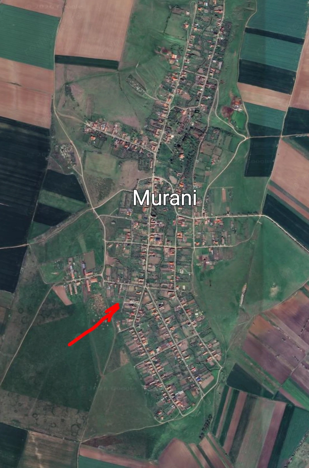 Vand teren intravilan in localitatea Murani