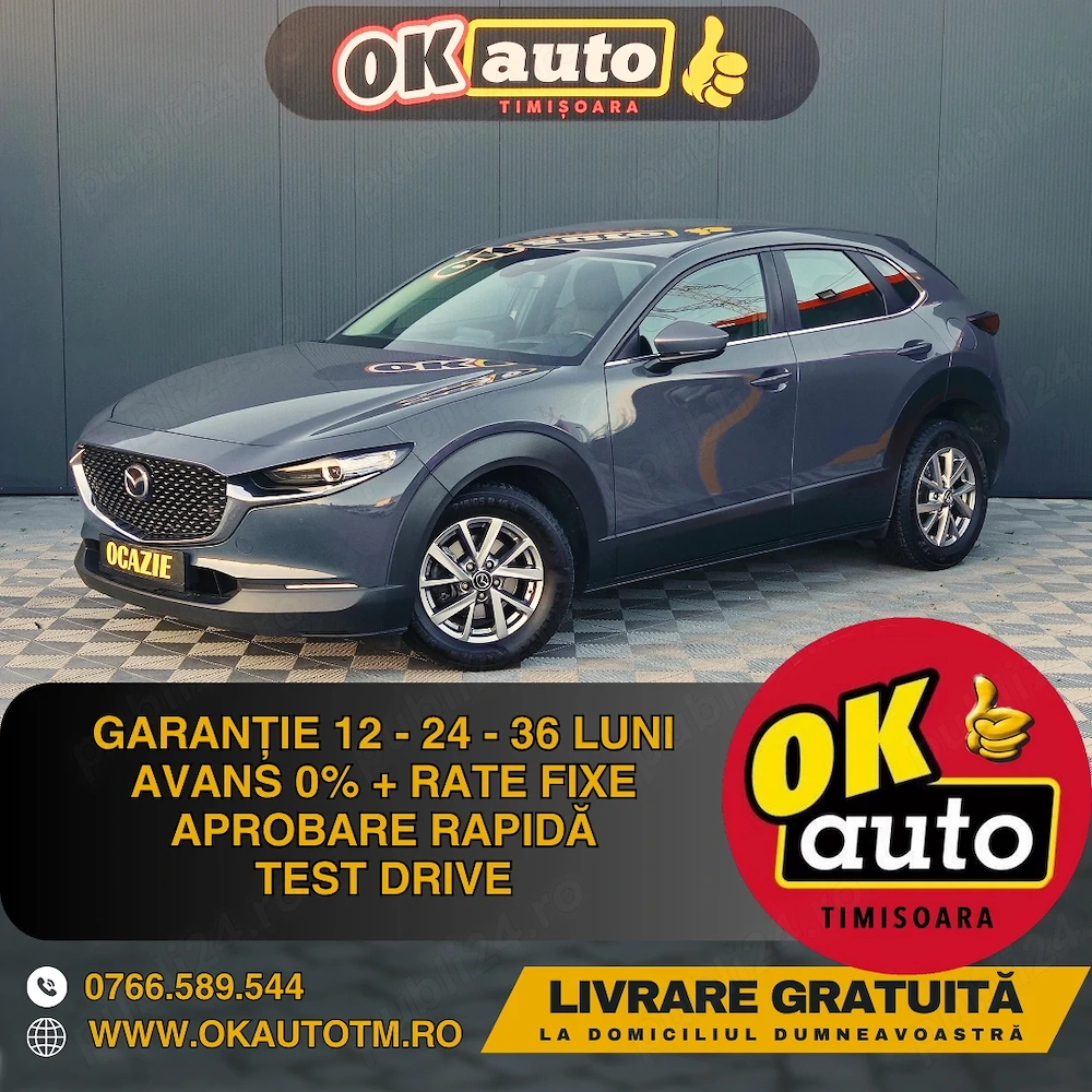 Mazda CX30 - 2.0 benzina (aspirat natural) - 120 c.p. - an 2021 - euro 6