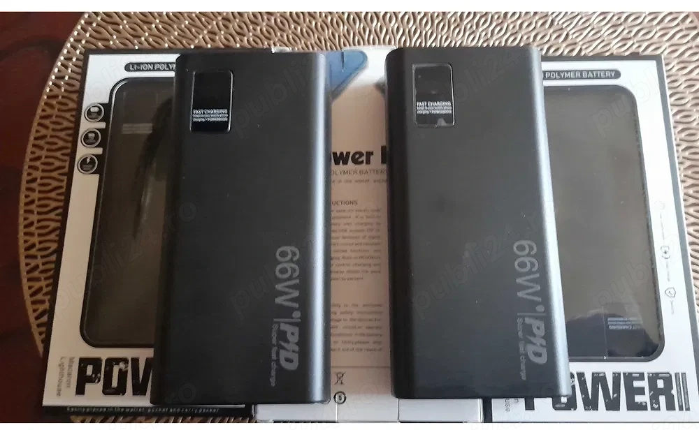 Baterii externe 20000mA 66w powerbank superfast charge noi sigilate
