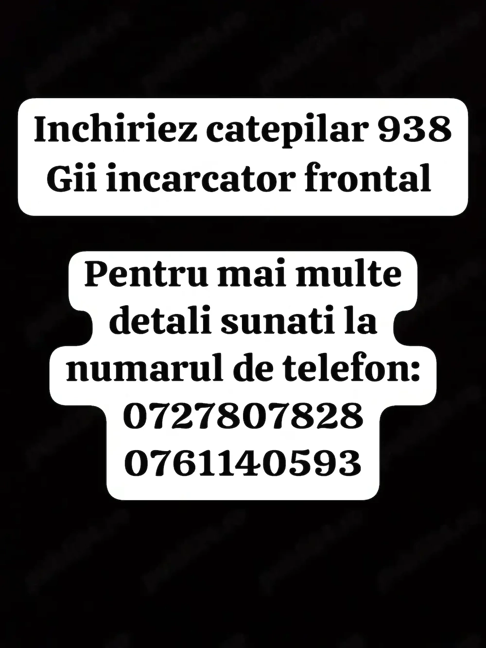 Inchiriez Catepilar938Gii