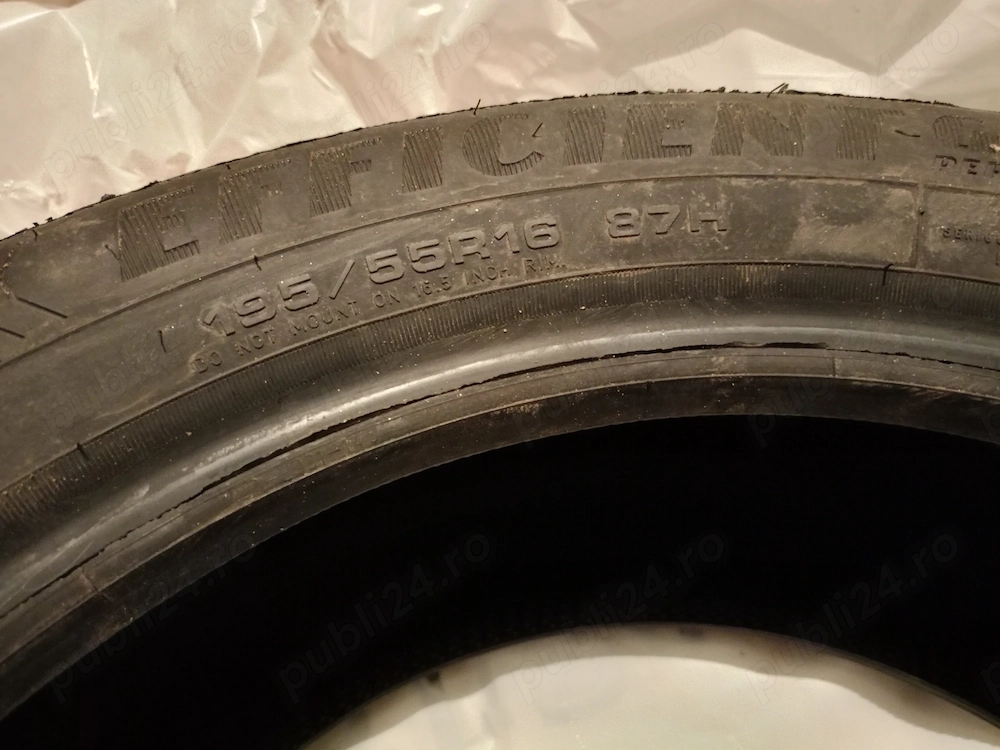 Set 4 Anvelope Vară Goodyear EfficientGrip 195/55 R16 – NOI (DOT 3225, 70km)