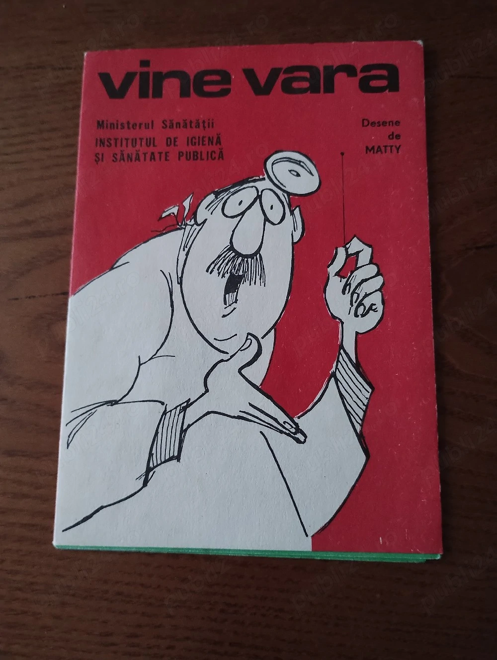 216. Pliant de caricaturi, Vine vara, Matty 