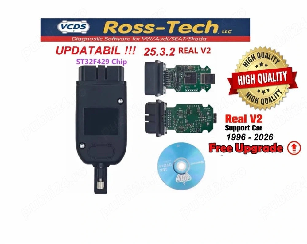 Diagnoza VCDS Online Hex V2 MQB SOFT 25.3.3 chip Arm STM32F429 Updatabil