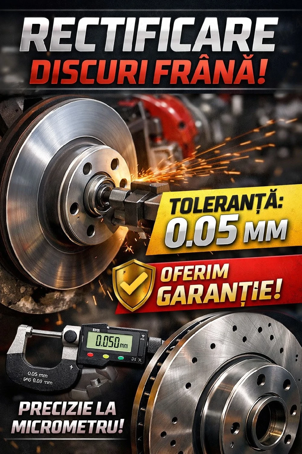 Rectificare discuri frana ! 