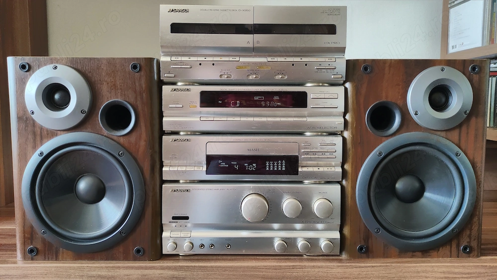 Vand linie audio SANSUI + boxe AIWA