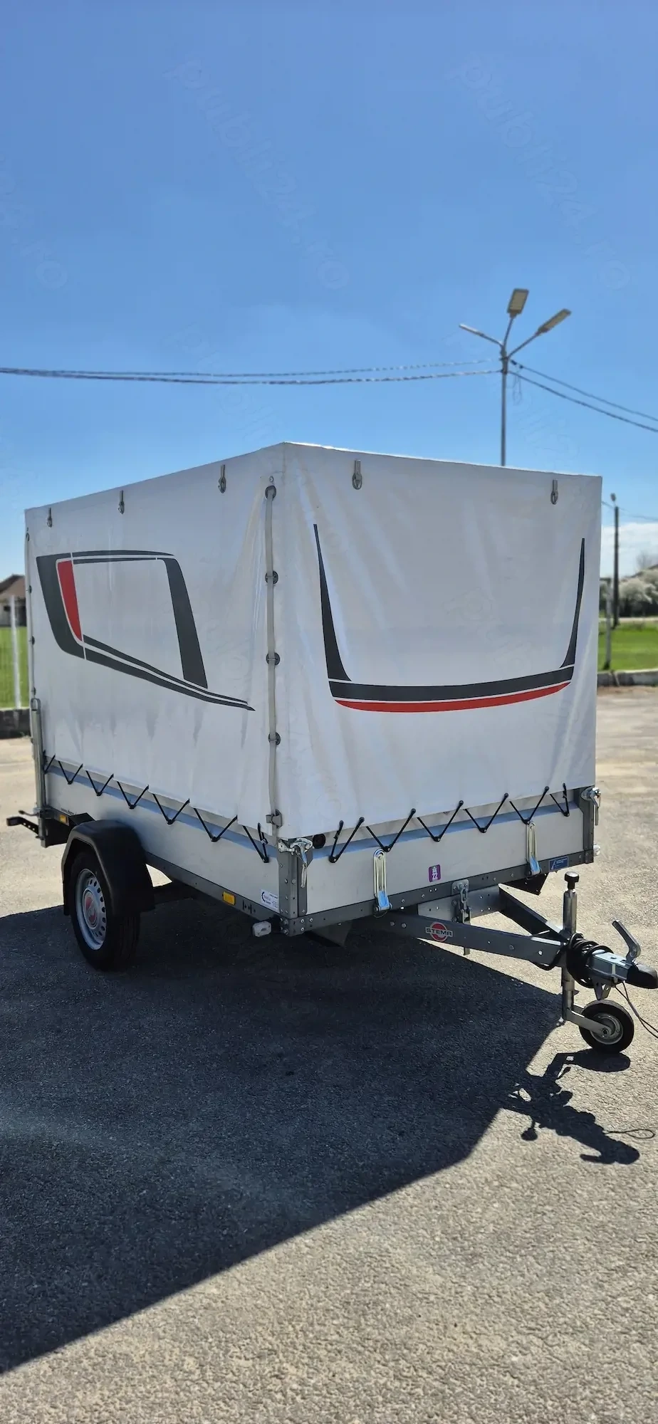 Remorca Stema 750kg 251x153x160cm