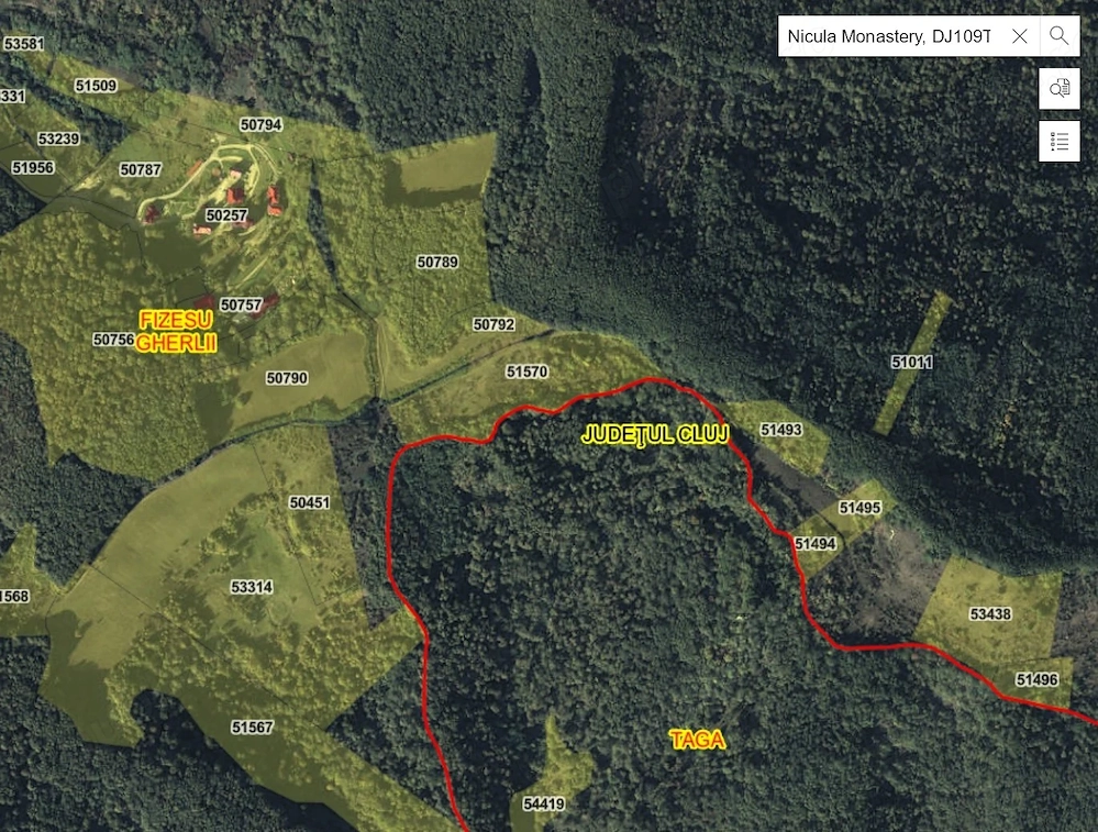 Terenuri extravilane pasune 3,5 ha. Nicula,Gherla ,jud.Cluj