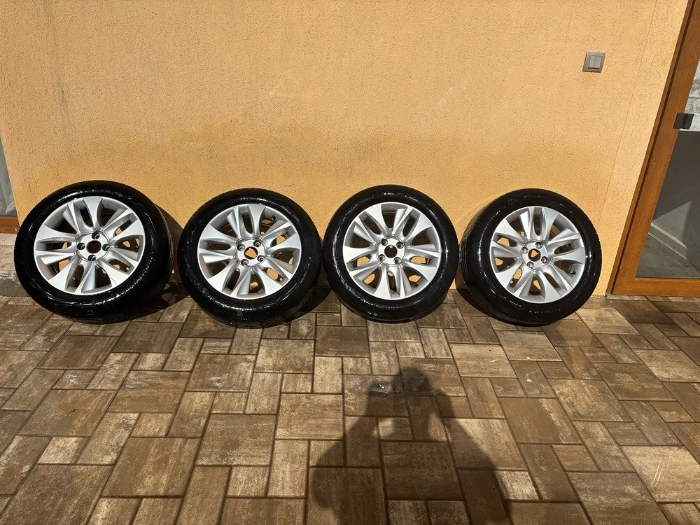 Jante  cu cauciucuri Continental  peugeot citroen dot 2024 ca noi215/55/17