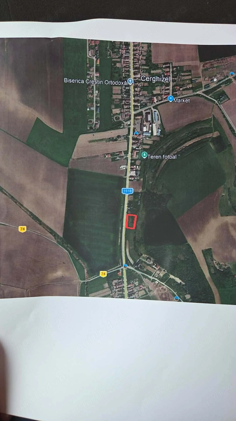 Teren intravilan,  2000 mp, in localitatea Cerghizel
