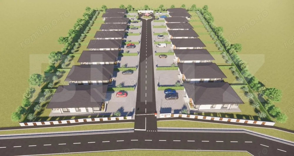 Casa individuala 103-108 mp, situata intr-un cartier nou in Mihai Viteazu