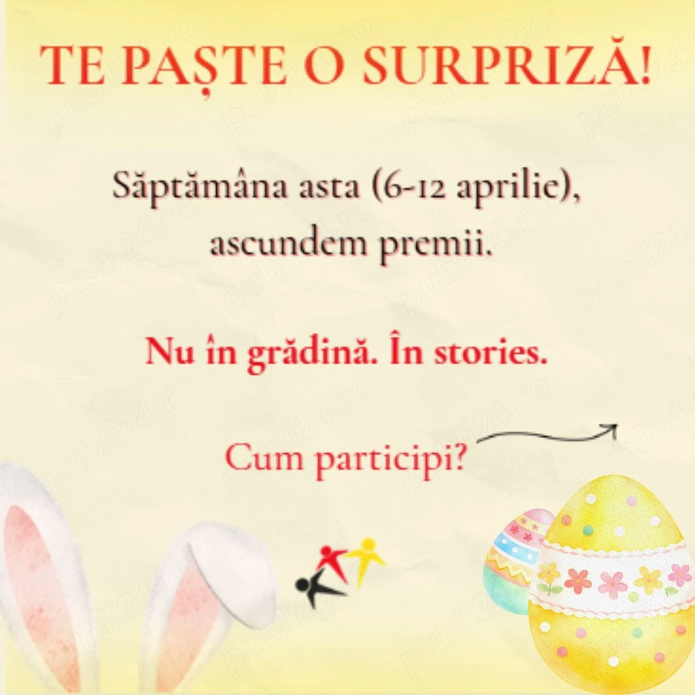  te paște o surpriză pe facebook!