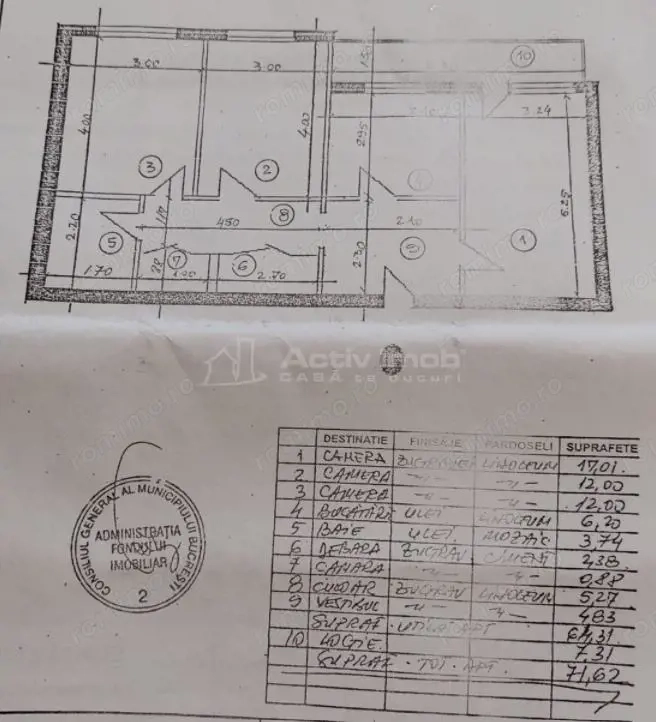 3 Camere, Decomandat, Al. Obregia