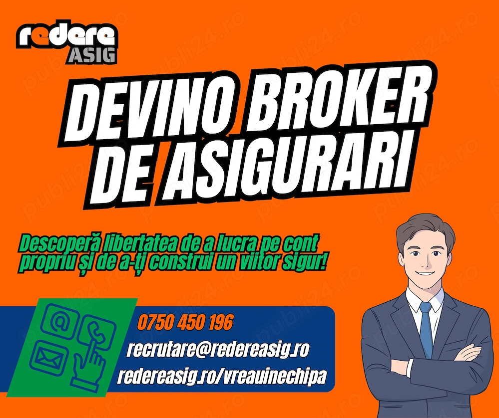 Construiește-ți o carieră în Asigurări. Lucrezi de acasă, fără target, venituri nelimitate!