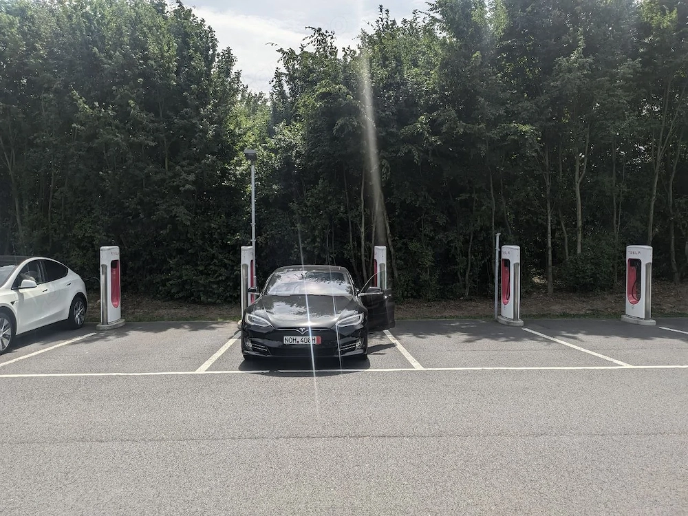 Tesla Model S75D 518HP GARANȚIE FULL OPTION roți carbon baterie nouă!