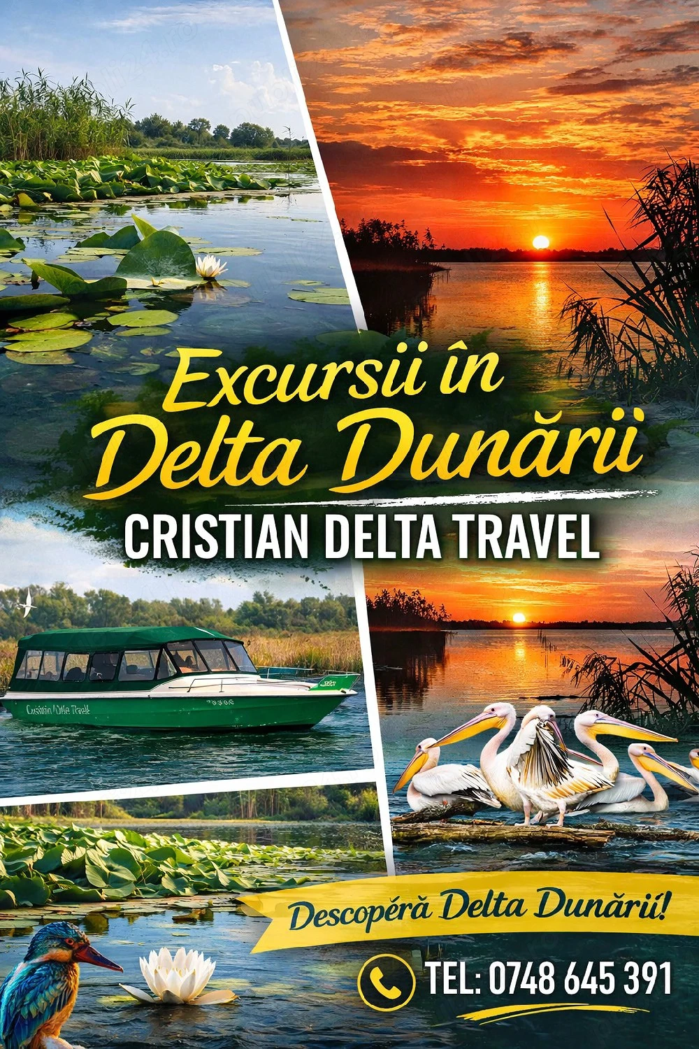 Excursii in Delta Dunării 