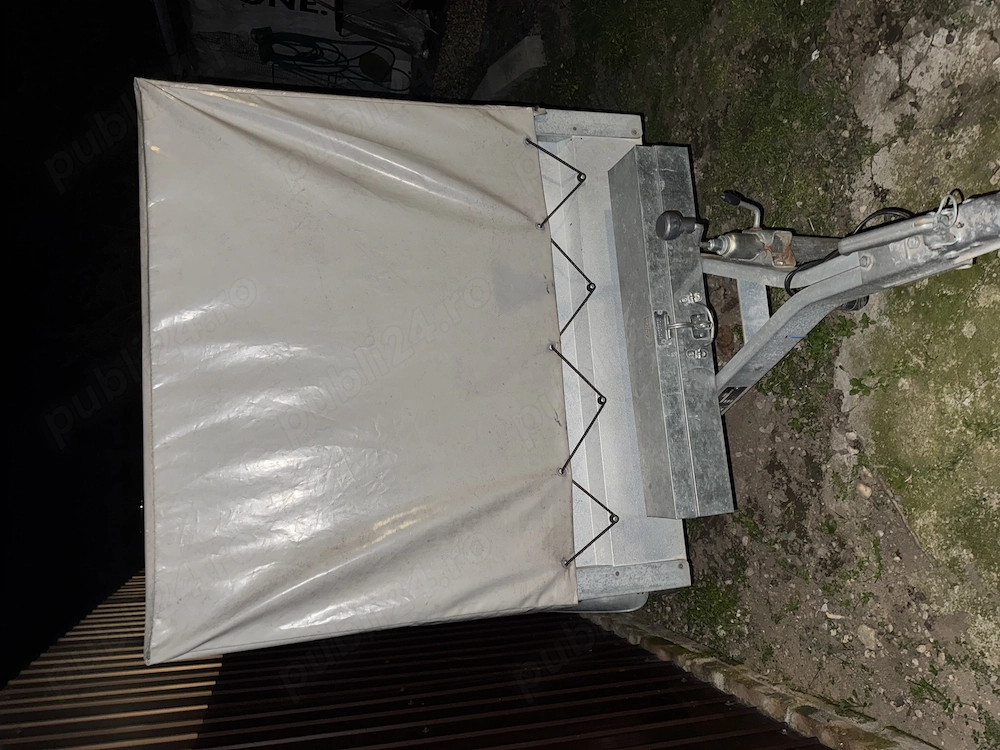 Remorcă STEMA 550 kg, cu prelată, stare bună, Germania 