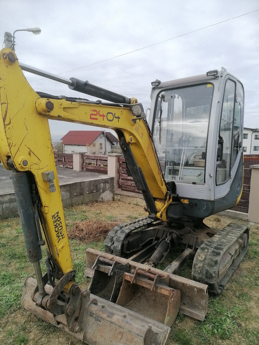 Miniexcavator Wacker newson, 2,5 T. 2010