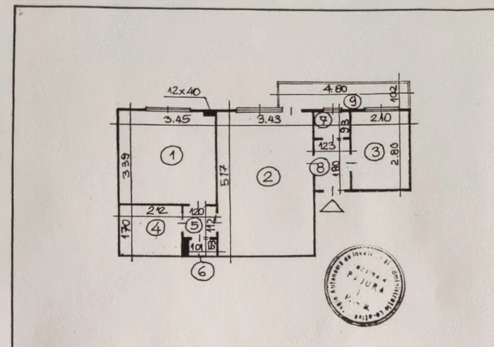 Griviței apartament 2 camere 