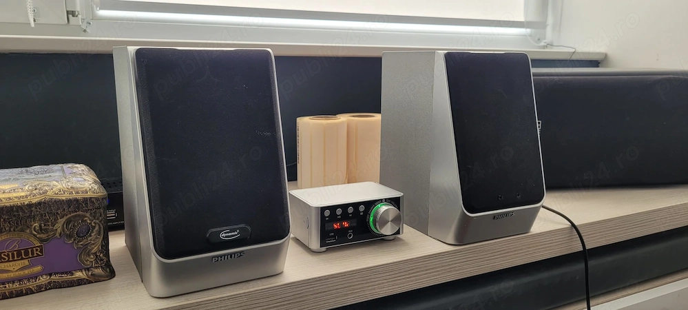 Amplificator Mini 50W Bluetooth 5.0, stereo + Boxe