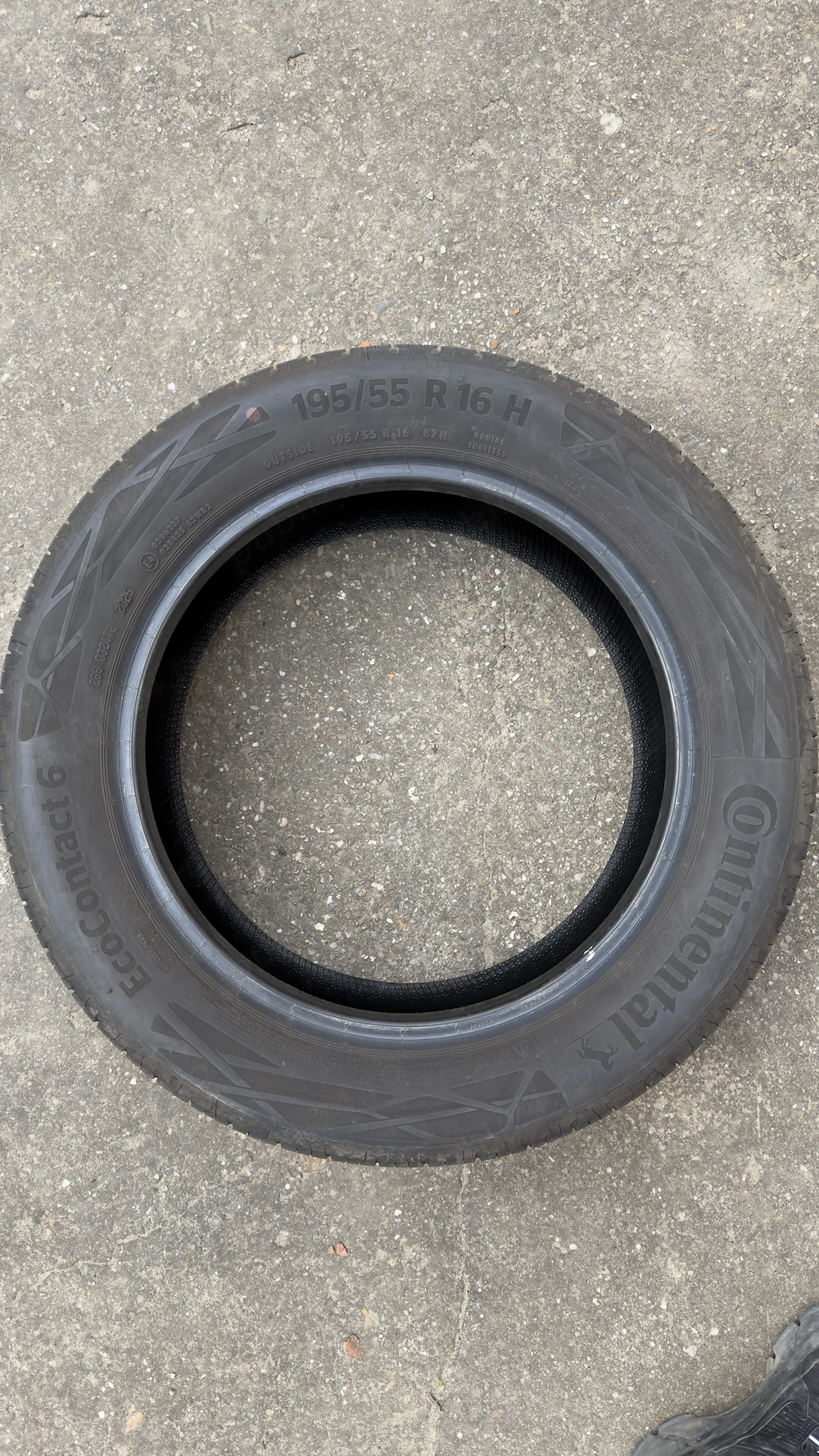 Anvelope vara 195/55/16 Continental EcoContact6 dot 2025 noi