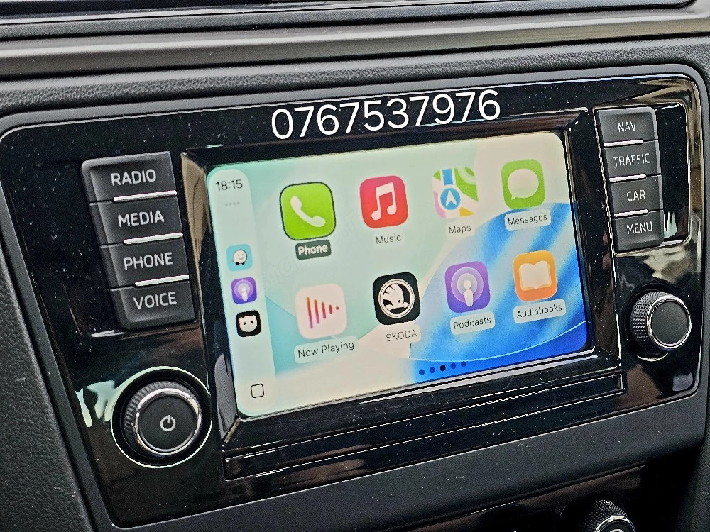 Activare Smartlink Waze Apple CarPlay/Android Auto Skoda Octavia,Superb,Kodiak,Karok,Rapid