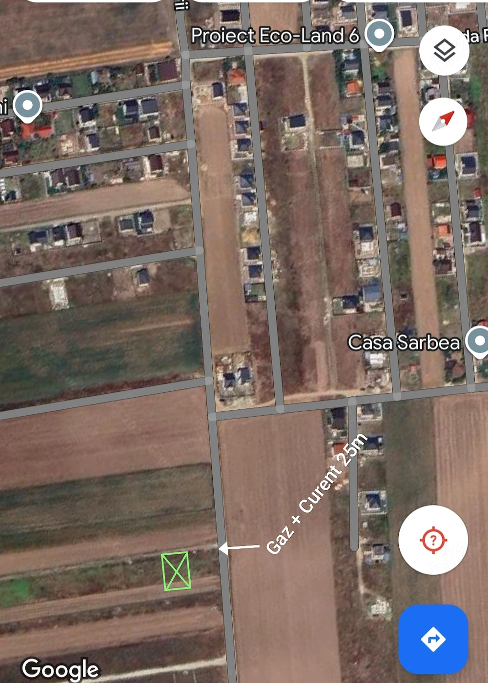 Vând teren intravilan în Comuna Berceni Str Primăverii 