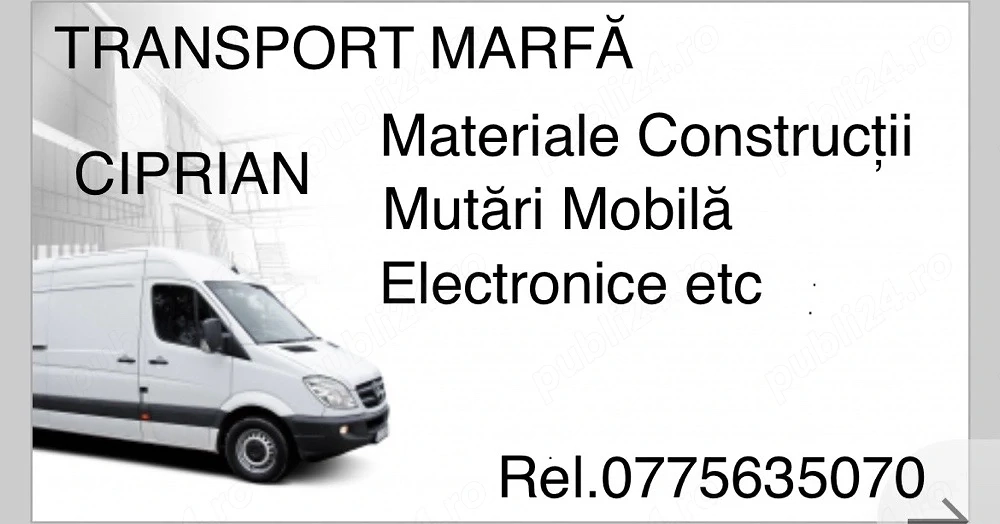 servicii transpot marfa
