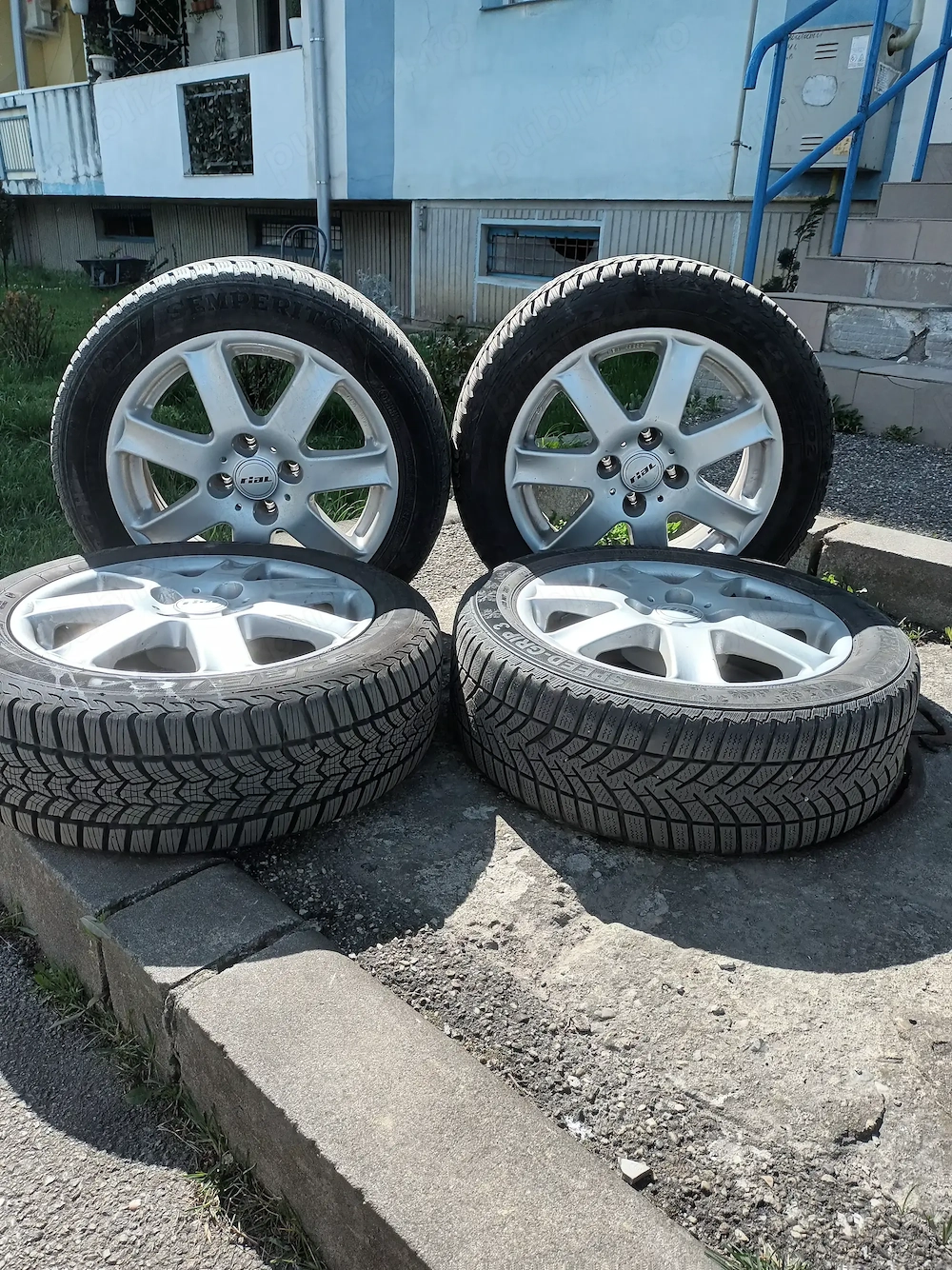 Jante aliaj R 16 4×108 cu anvelope 