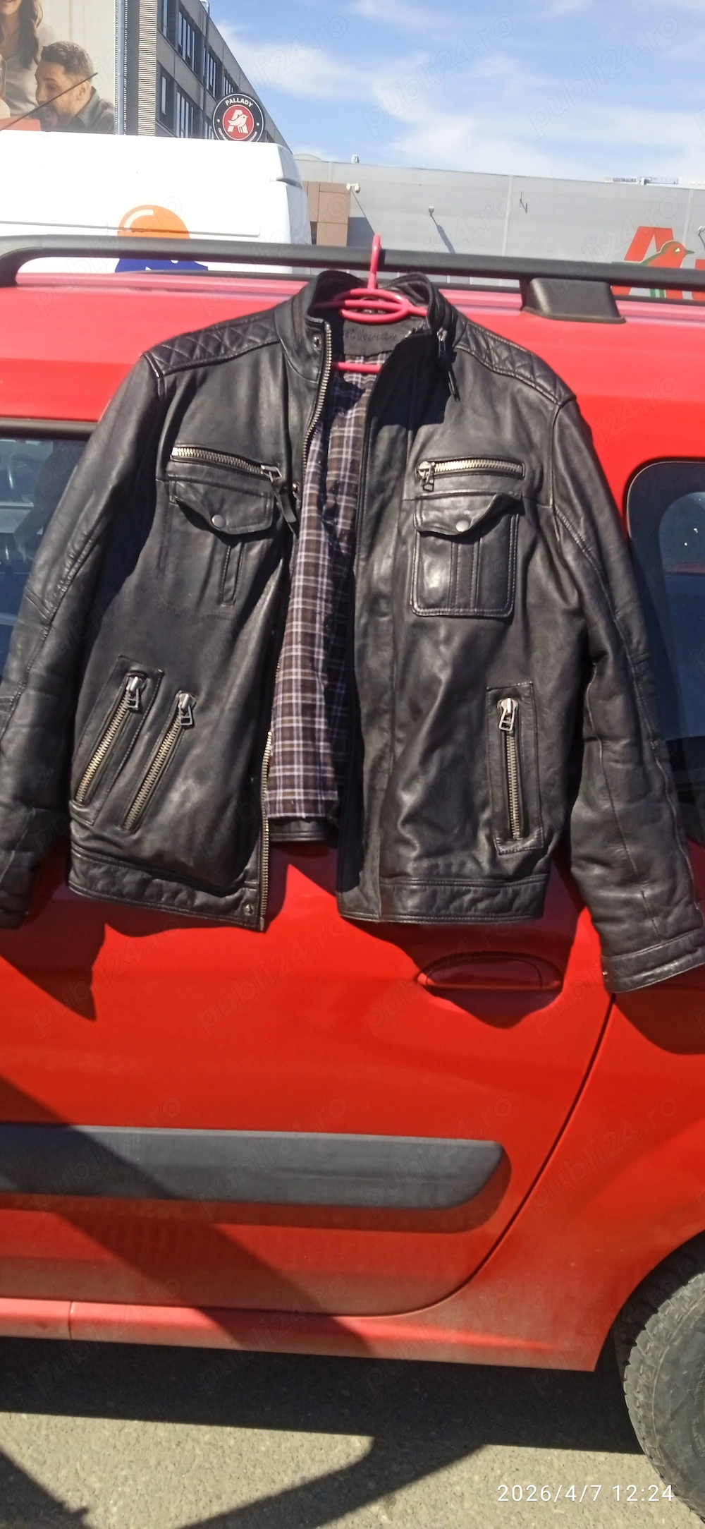 Black laether jacket male 