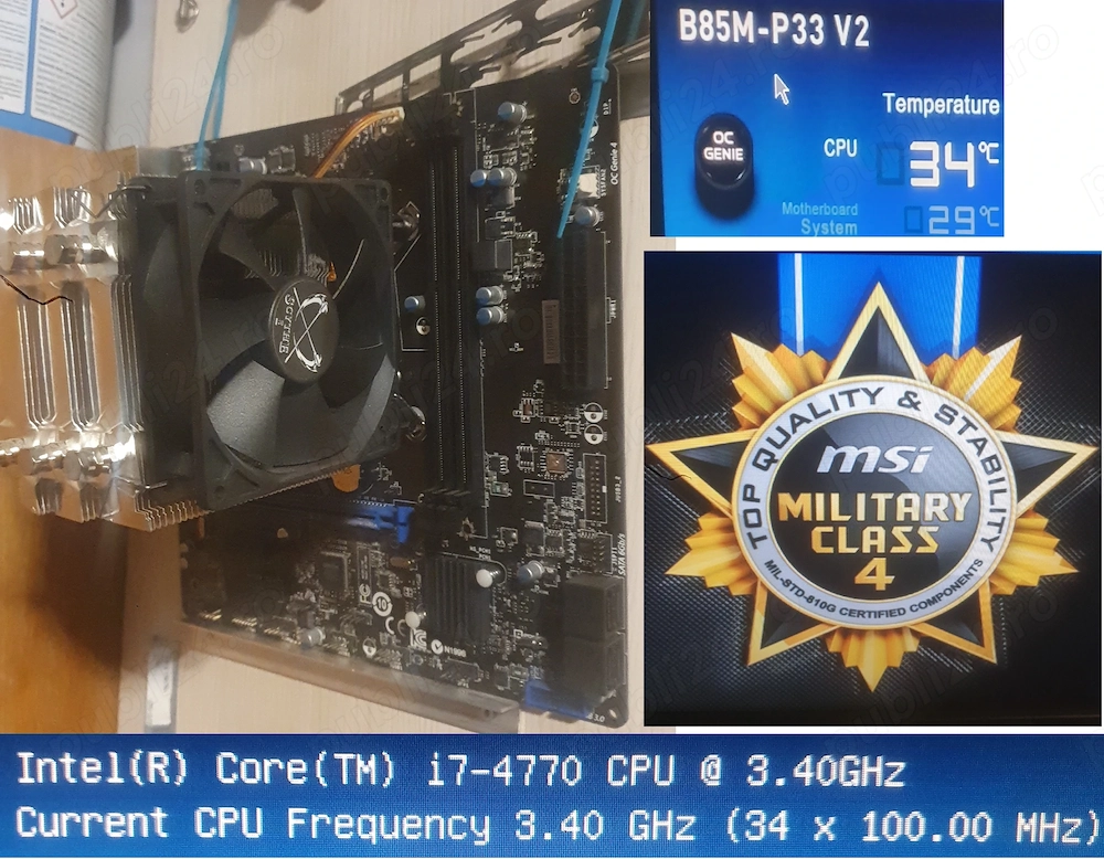 Kit placa de baza + procesor